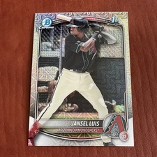 2025 Bowman - Chrome Prospects Jansel Luis #BCP-84 Mojo Refractor (RC)