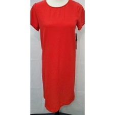 Chelsea28 Crepe Shift Red Dress XS NWT Modest Elegant Career wear