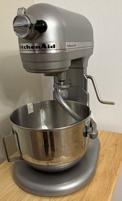 KitchenAid Professional HD 450W Stand Mixer Silver Matte 5qt Bowl TESTED WORKING