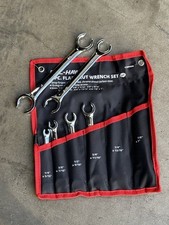 6pcs 14 To 1 Sae 15degree Offset Flare Nut Line Wrench Set Hvac Gas Lines