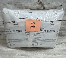 Premier Pro LATEX ORTHO Surgical Gloves Ansell *25 Pair* Size: 7 *See Date 2024*
