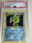 1999 Pokemon Base Set Shadowless Gyarados Holo Card PSA 7 6/102