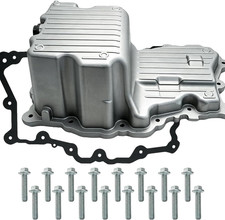 Oil Pan 15-18 Ford F150 2.7L V6 EcoBoost Only 2WD/4WD Drain Plug Gasket Bolts