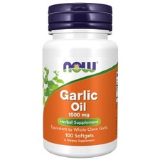 Now Foods Garlic Oil 1500mg 100 Softgels