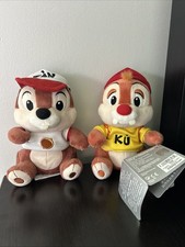 Disney Shanghai SDR CHIP DALE 7  Plush Set Stuffed Toys NWT