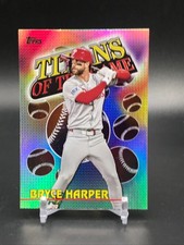 2026 Series 1 Baseball Titans Of The Game SP Rainbow Foil Bryce Harper