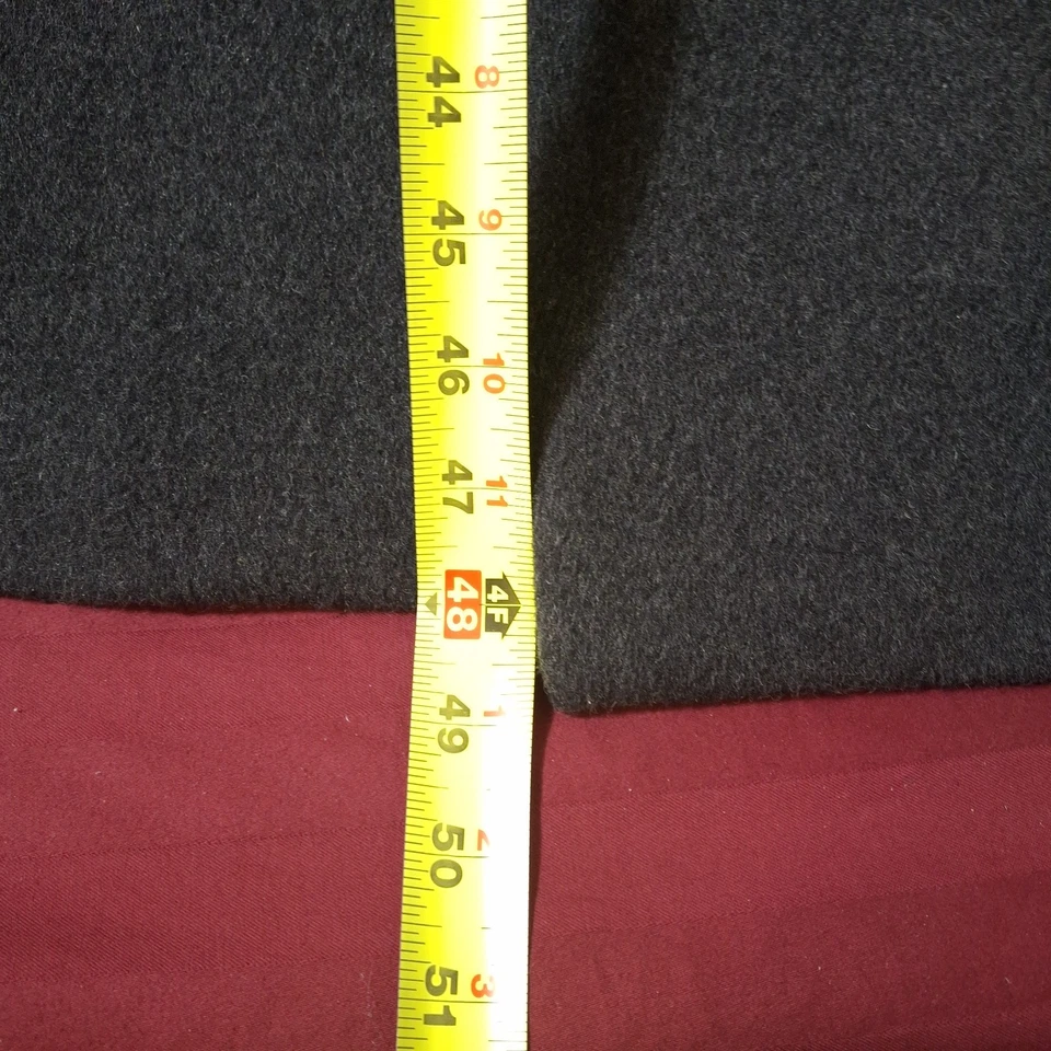 Gabardina Silver Cloud para hombre 42R negra mezcla de lana y cachemir tejida en Italia Foto 3 de 4