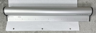 Levenger Regur Holix 3 Hole Paper Punch Metal