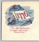 Civil War Patriotic Cover Old Continentals Ragged Regimentals Slogan Envelope