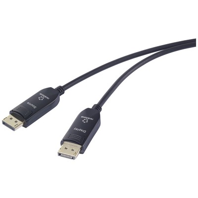 Renkforce Glasfaser / DisplayPort Anschlusskabel DisplayPort Stecker, Display...