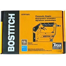 Bostitch 3/8" Crown Stapler Heavy Duty Pneumatic Tacker/Brad Nailer - BTFP71875