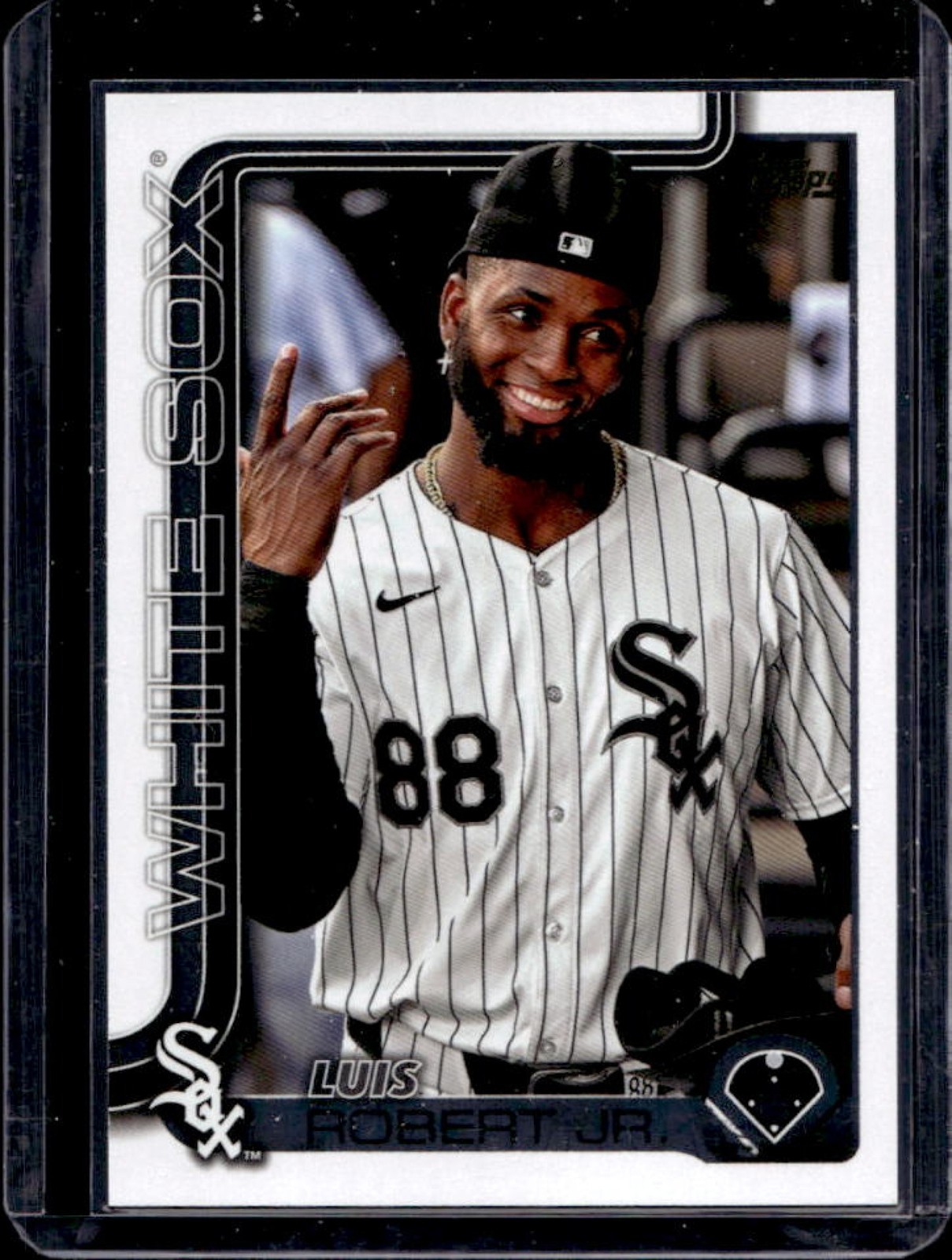 2025 Topps Luis Robert Jr. Golden Mirror Variation SSP #189 White Sox