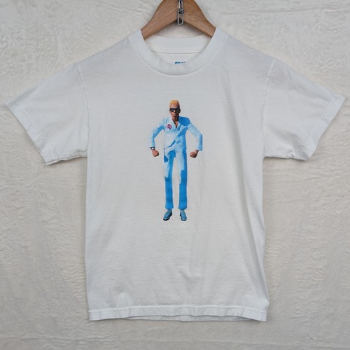 Tyler The Creator Golf Wang T-Shirt Men's S White Blue Suit IGOR Tour Merch - Afbeelding 1 van 7