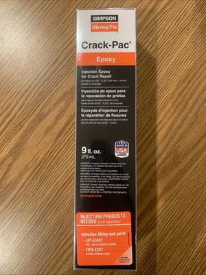 #ad Simpson ETIPAC2G10 Crack Pac Injection Epoxy 9 oz Cartridge $69.00
