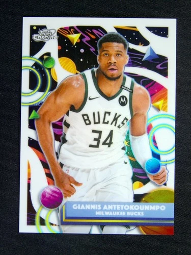 2025-26 Topps Cosmic Chrome Giannis Antetokounmpo #190 White Hole Refractor SSP