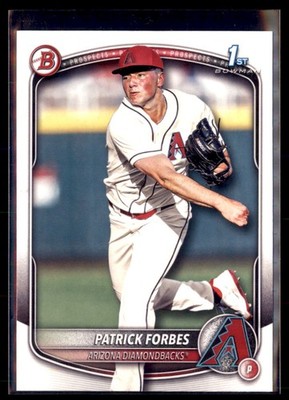 2025 Bowman Draft Paper 1st Patrick Forbes Diamondbacks BD-89 5 card lot