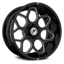 Xf Off-road Xf-233 Wheel 20x9 12 6x135 106.4 Black Single Rim