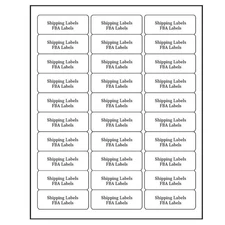 30 UP Shipping Address Labels for Inkjet Printers 1" x 2-5/8", Pack of 7500 L...