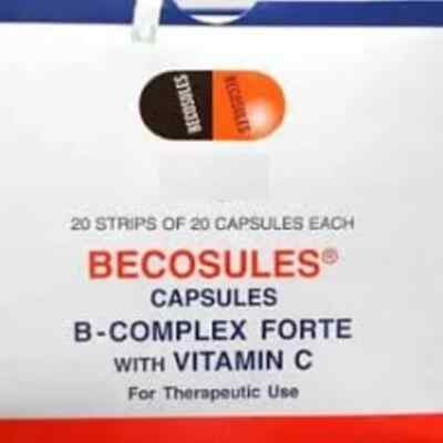 Becosules Capsules B Complex Forte With Vitamin C Therapeutic Use 300 Capsules