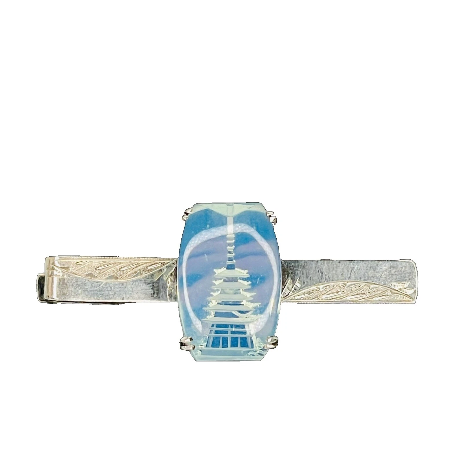 海蓝宝石镀银男士珠宝