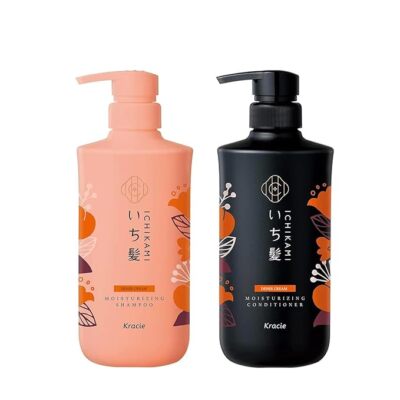 Ichikami Moisturizing Shampoo and Conditioner Set 480ml+480g