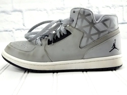 NIKE AIR JORDAN 1 Mid Shadows Black Gray Youth SIZE US 2.5Y UK 2 EU 34 CM  21.5 | eBay