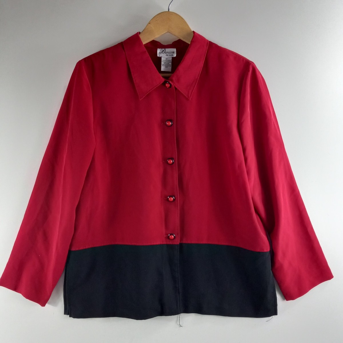 Vintage blúz - Colorblock | Piros Vintage blúz - Colorblock | Piros