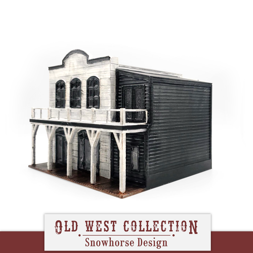 Silver Dollar Mercantile | Old West Collection (HO Scale 1:87) - 第 1/2 張圖片