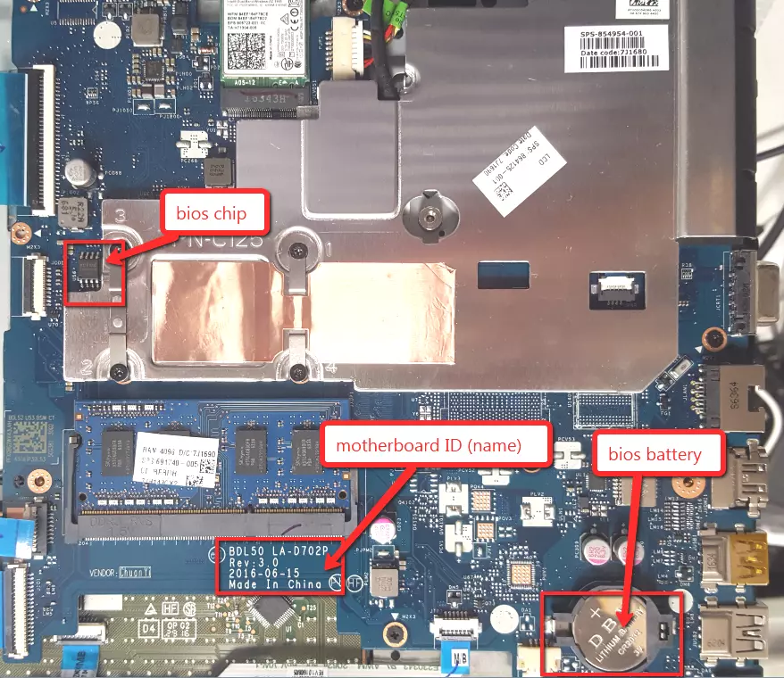 Hp 250 deals g5 motherboard