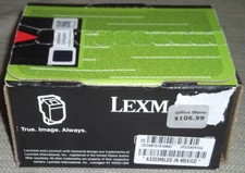 LEXMARK C540H1CG CYAN HIGH YIELD TONER OEM C540 C543 C544 C546 X543 X544 X546