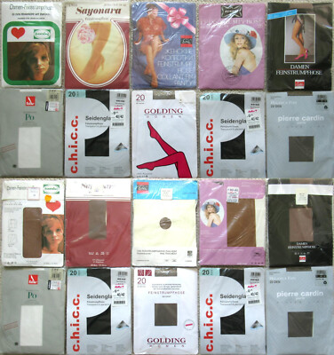 10 x STRUMPFHOSEN - TIGHTS - KUNERT - ESDA - FALKE - VINTAGE - OVP - GR. 40 - 42