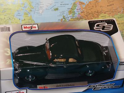 1/18 MAISTO 1939 FORD DELUXE SPECIAL EDITION DIE CAST ***BRAND NEW