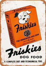 METAL SIGN - Friskies Dog Food - Vintage Look Reproduction