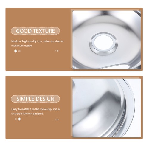 2pcs Oven Drip Tray Cooktop Range Pan Stove Pan Trim Tray Stove Drip Tray - Picture 12 of 12