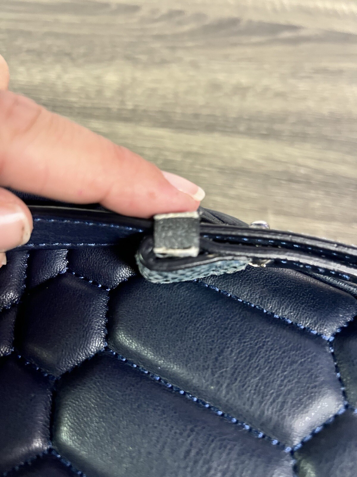 CAVALLI CLASS Quilted Crossbody Bag Python Dark B… - image 8