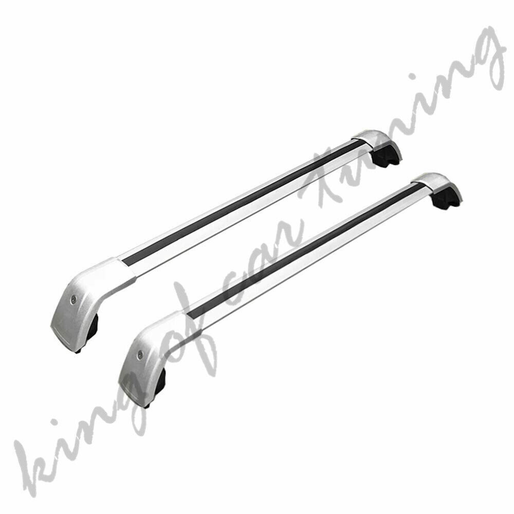 Silver Crossbars Cross Bars Roof Rail Racks Fits for Lincoln Nautilus
