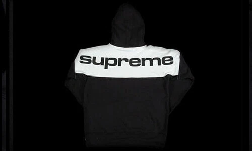 SWEAT SHIRT À CAPUCHE À CAPUCHE SUPREME NEUF NOIR M MOYEN