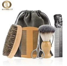 Bart Pflege Set Bürste Geschenkset Kamm Sche...