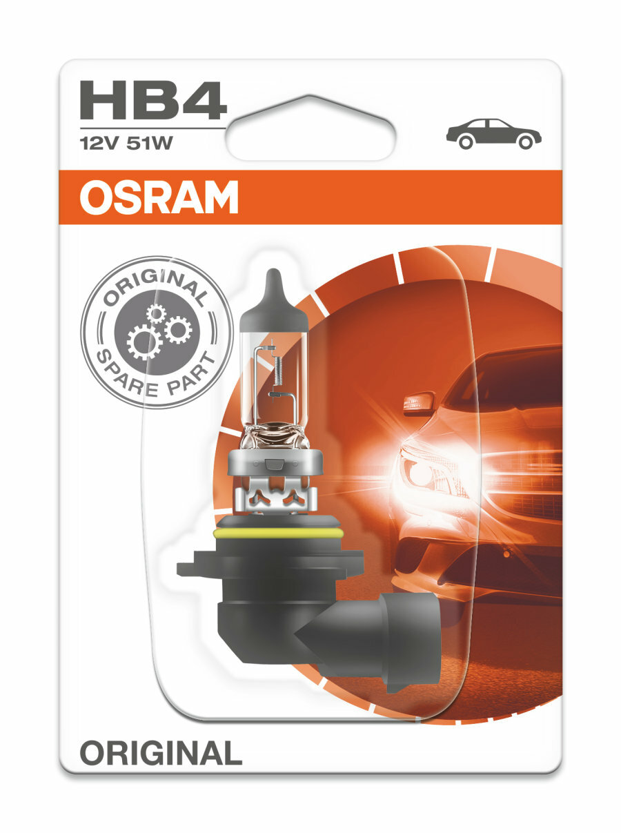 HB4 Osram Twin Headlight Bulb 9006-01B 51W OE Quality