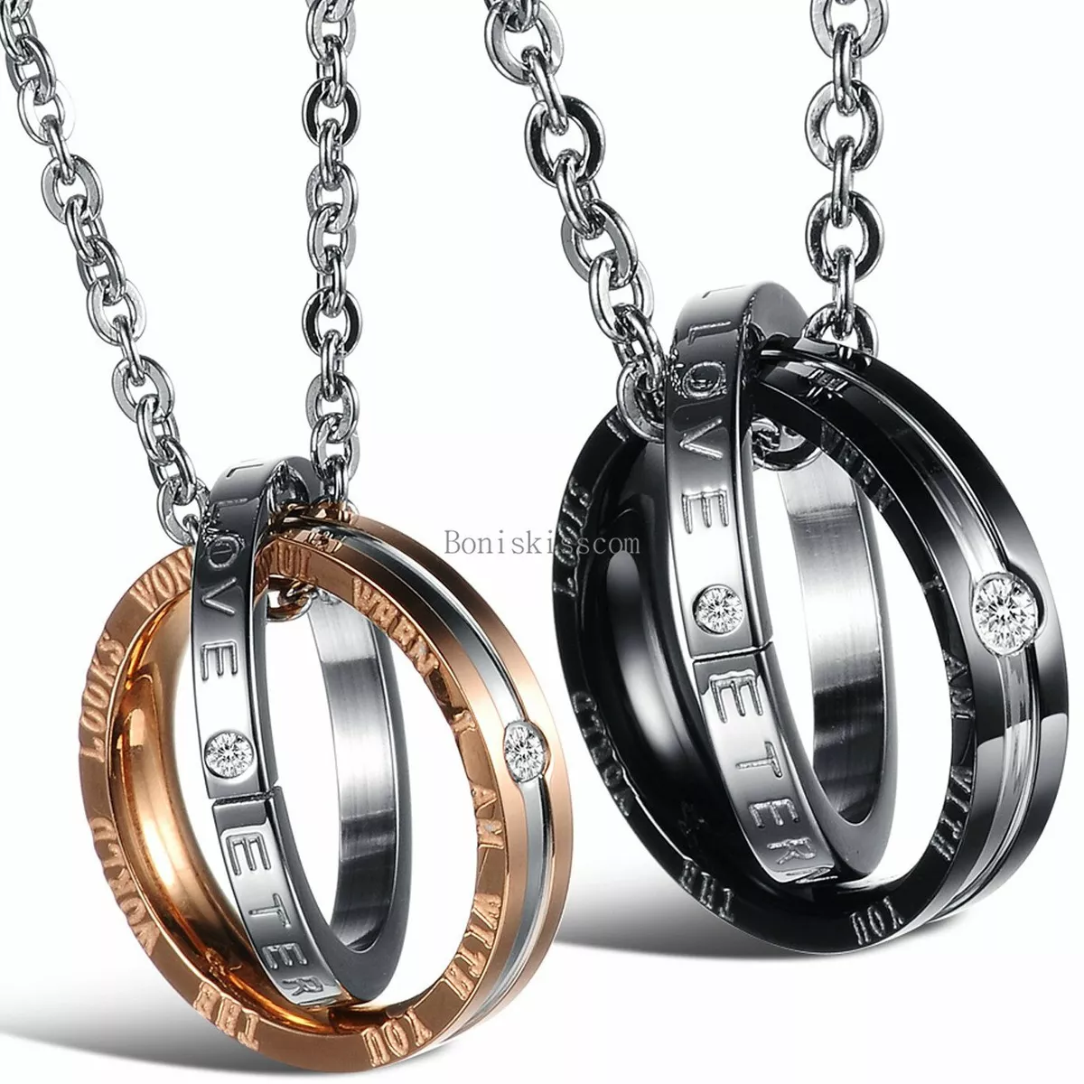 CoolRings His and Hers Matching Necklaces Love Story India | Ubuy