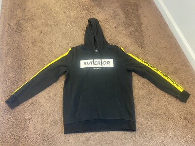Clockhouse Ckh. Superior Hoodie Mens Black Cotton Size M Medium