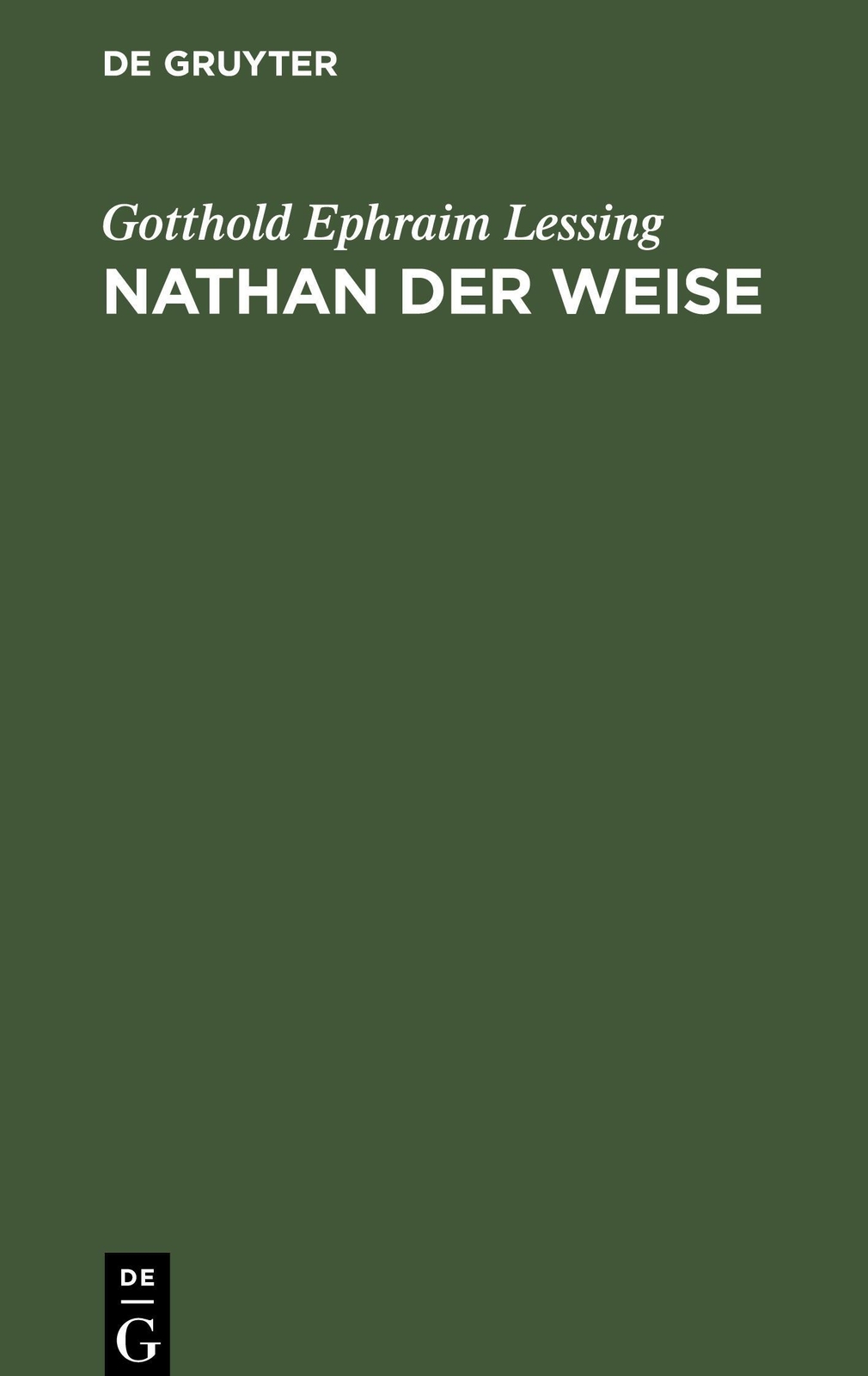 Gotthold Ephraim Lessing | Nathan Der Weise | Buch | Deutsch | De