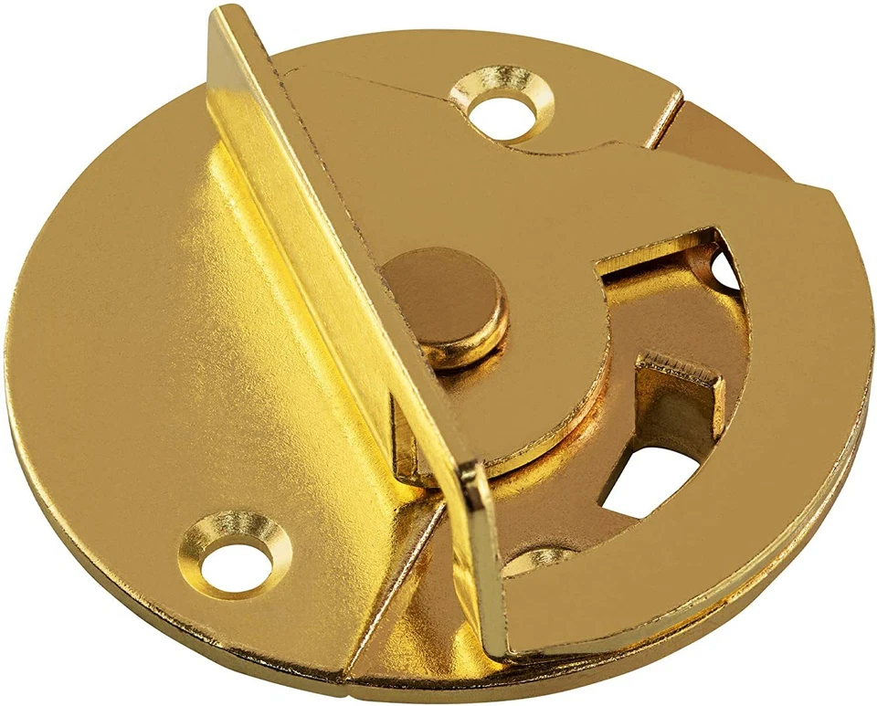 4 Drehriegel Verschluss Möbelriegel Dreh Verriegelung Tisch Platten Verbinder - Bild 4 von 4