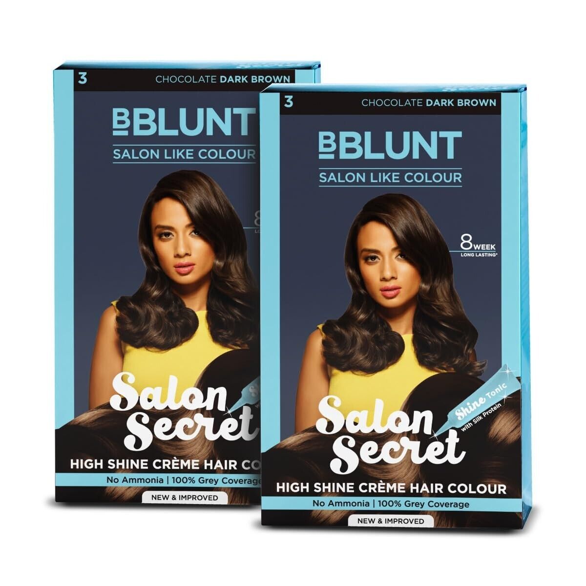 BBlunt Salon Secret High Shine Creme Hair Colour - Chocolate Dark Brown  Review