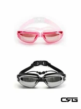 CRG UV Protection Anti Fog Adult Adjustable Swimming Swim Goggles 980AF