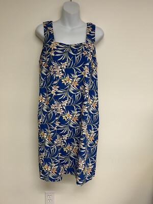 Caslon Nordstrom Floral Woven Shift Dress Women's Sz M NWT