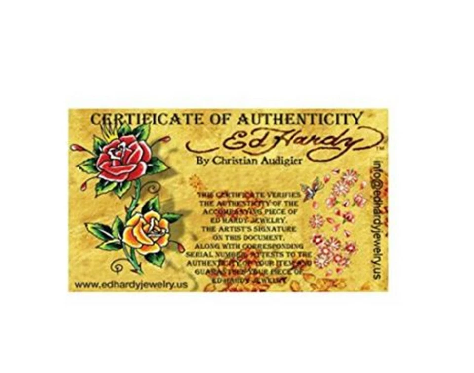 CHRISTIAN AUDIGIER ED HARDY 吊坠项链龙多色原版授权 — 第 3/3 张图片