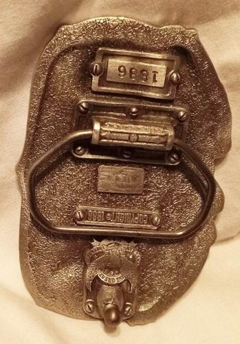 PG25116 *NOS* VINTAGE 1988 **KOREAN WAR VET** MILITARY PEWTER BELT BUCKLE - Picture 4 of 5