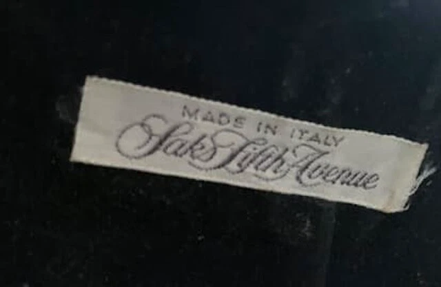 Cartera de metal vintage Saks Fifth Avenue hecha en Italia Foto 2 de 4