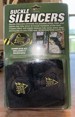 BNIB Hunter safety System Buckle Silencers NEW